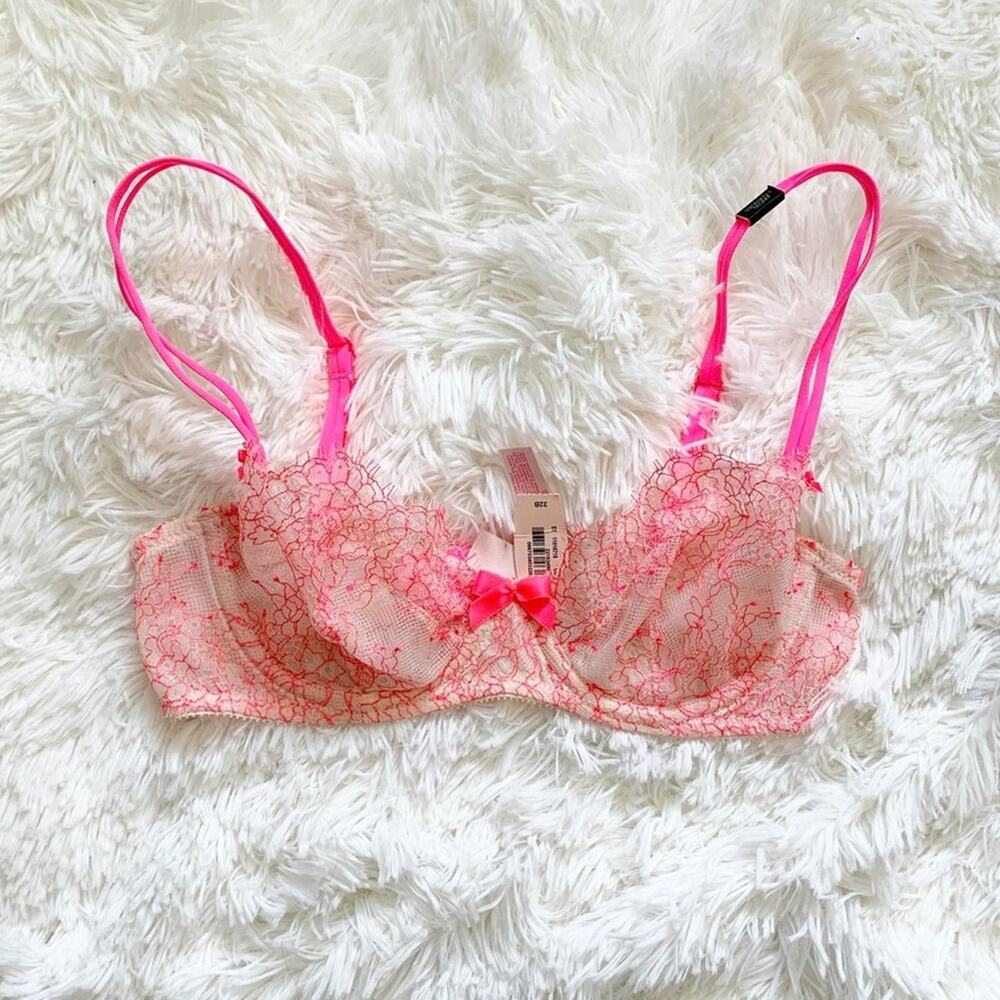 A630 • Light Pink Lace Unlined Underwire Bra